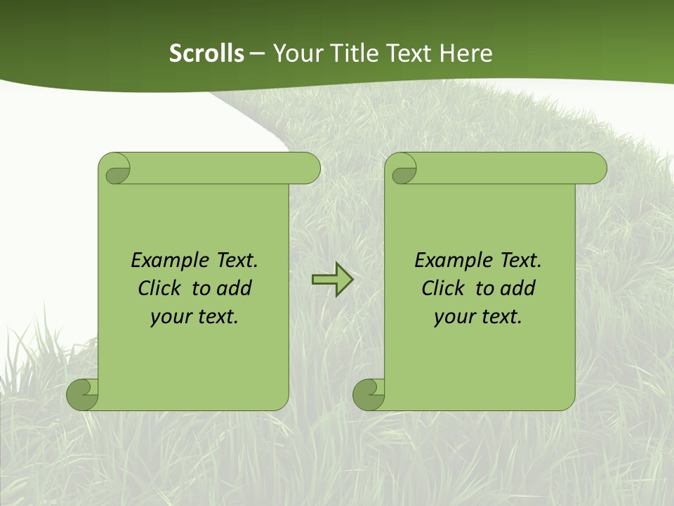 Glass Object Vision PowerPoint Template