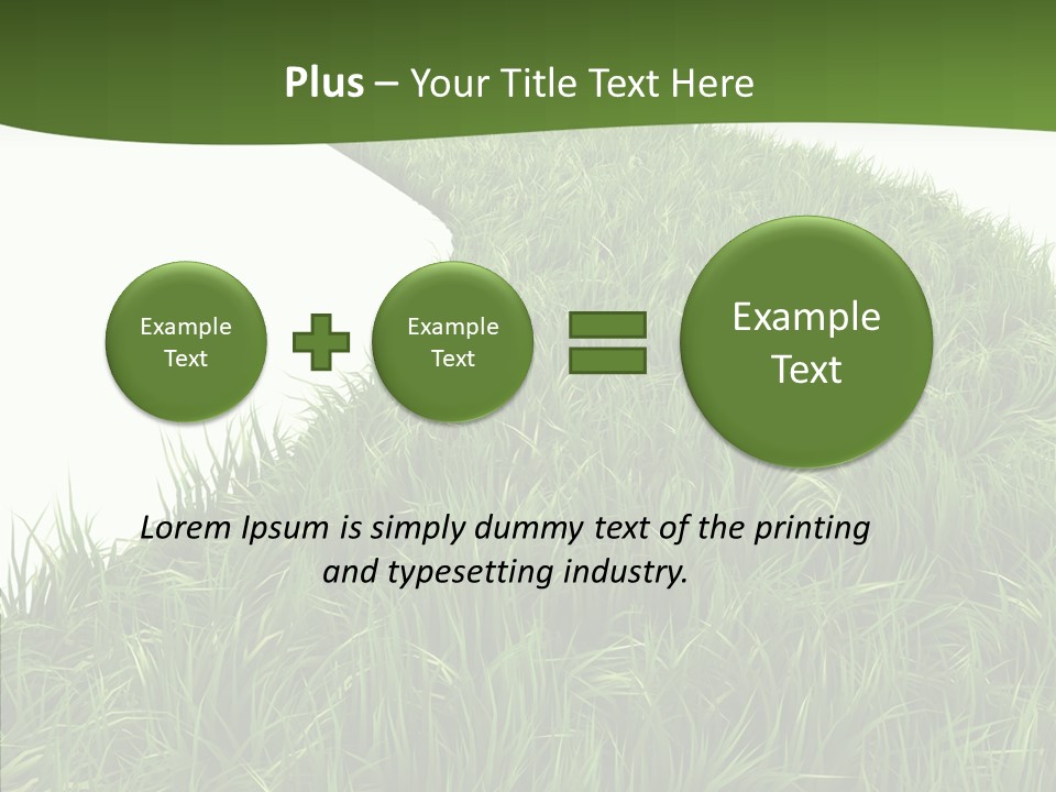 Glass Object Vision PowerPoint Template
