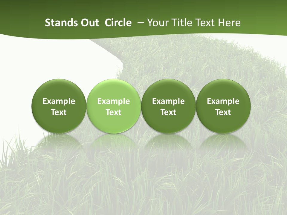 Glass Object Vision PowerPoint Template