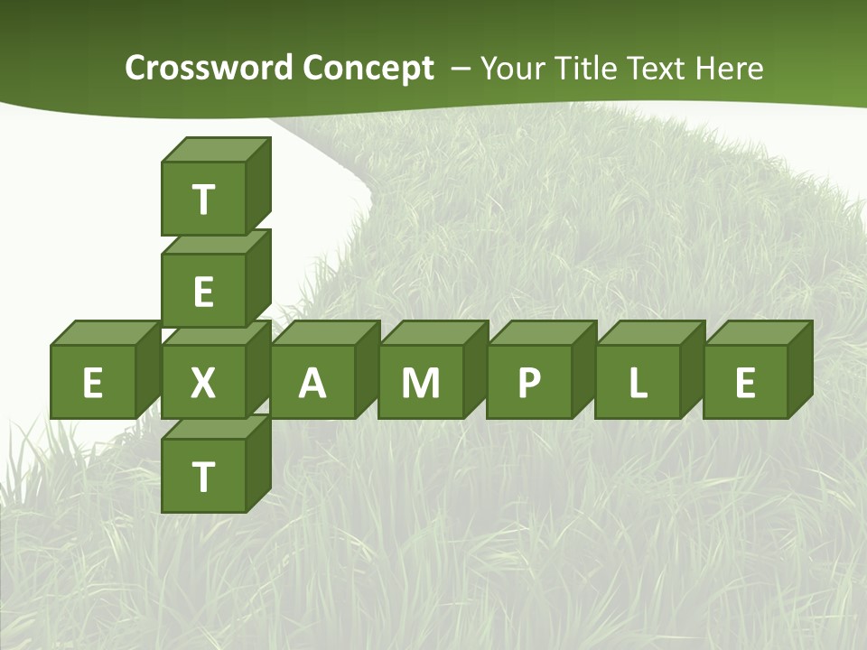 Glass Object Vision PowerPoint Template