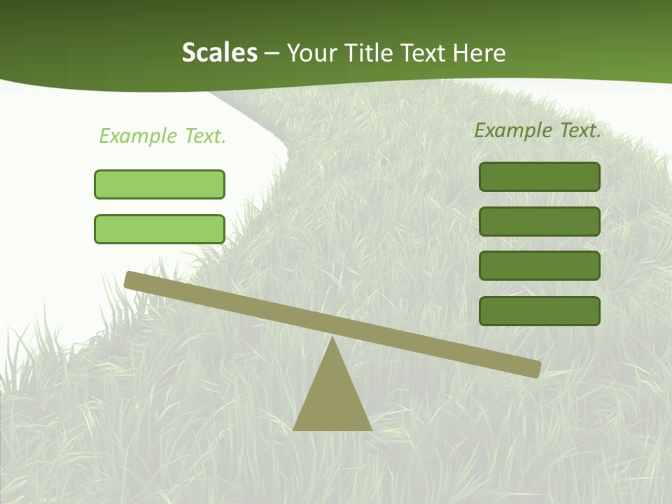 Glass Object Vision PowerPoint Template