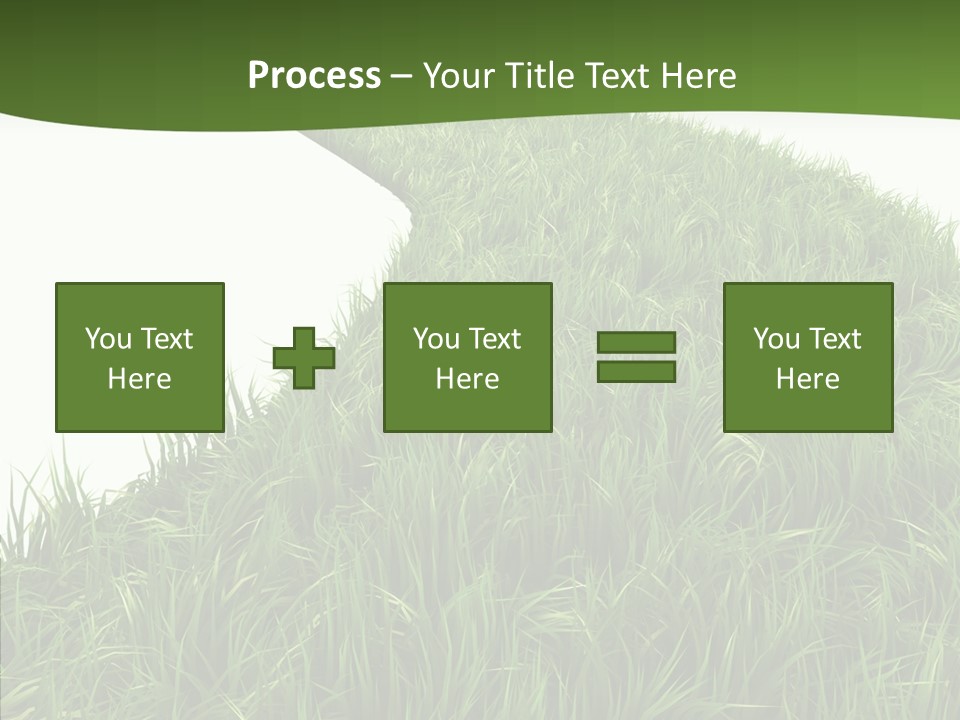 Glass Object Vision PowerPoint Template