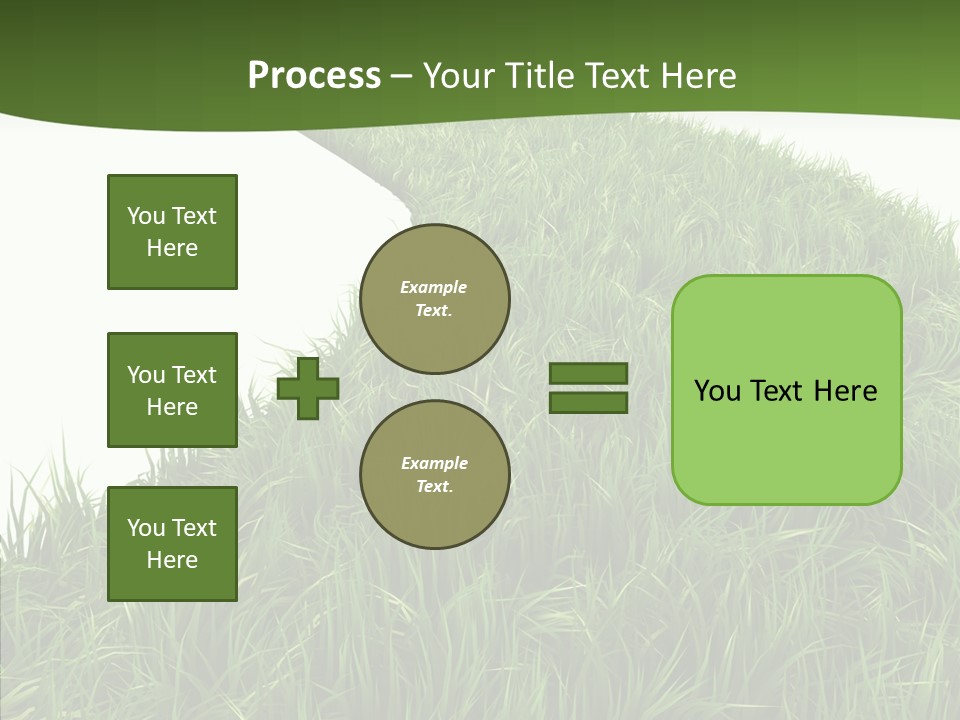 Glass Object Vision PowerPoint Template