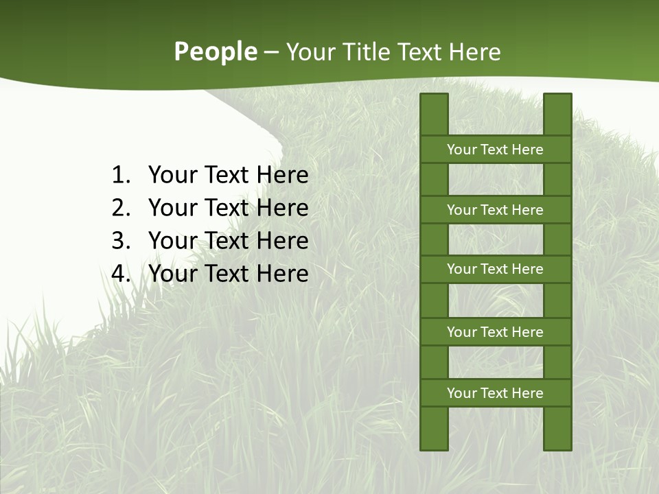 Glass Object Vision PowerPoint Template