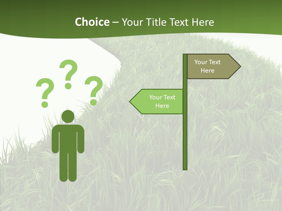 Glass Object Vision PowerPoint Template