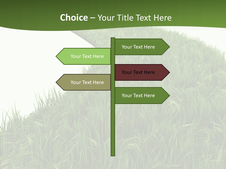 Glass Object Vision PowerPoint Template