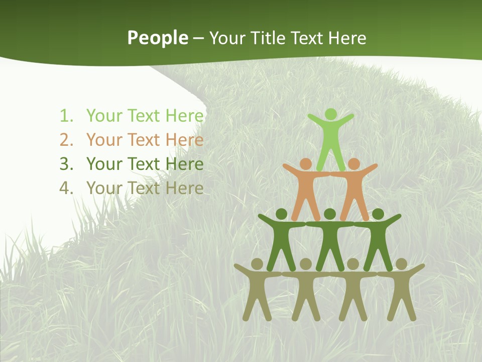 Glass Object Vision PowerPoint Template