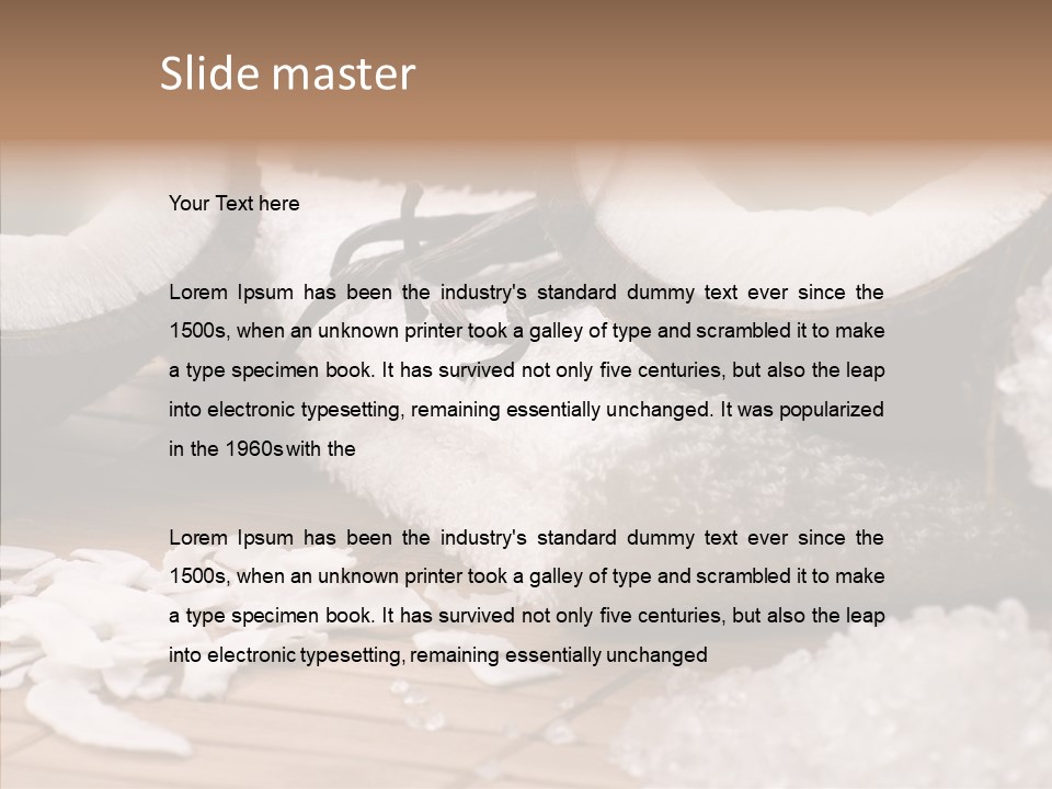 Wood Spa Shell PowerPoint Template