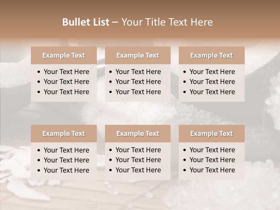 Wood Spa Shell PowerPoint Template