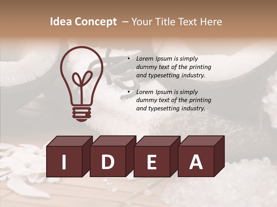 Wood Spa Shell PowerPoint Template