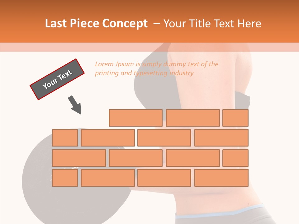 Trainning Biceps Side PowerPoint Template
