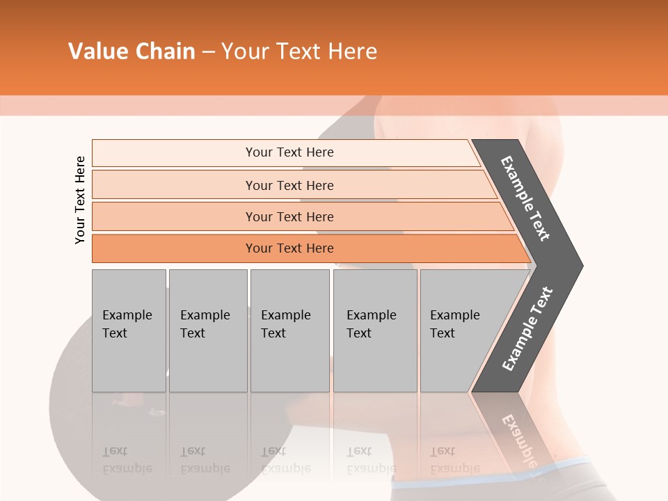 Trainning Biceps Side PowerPoint Template