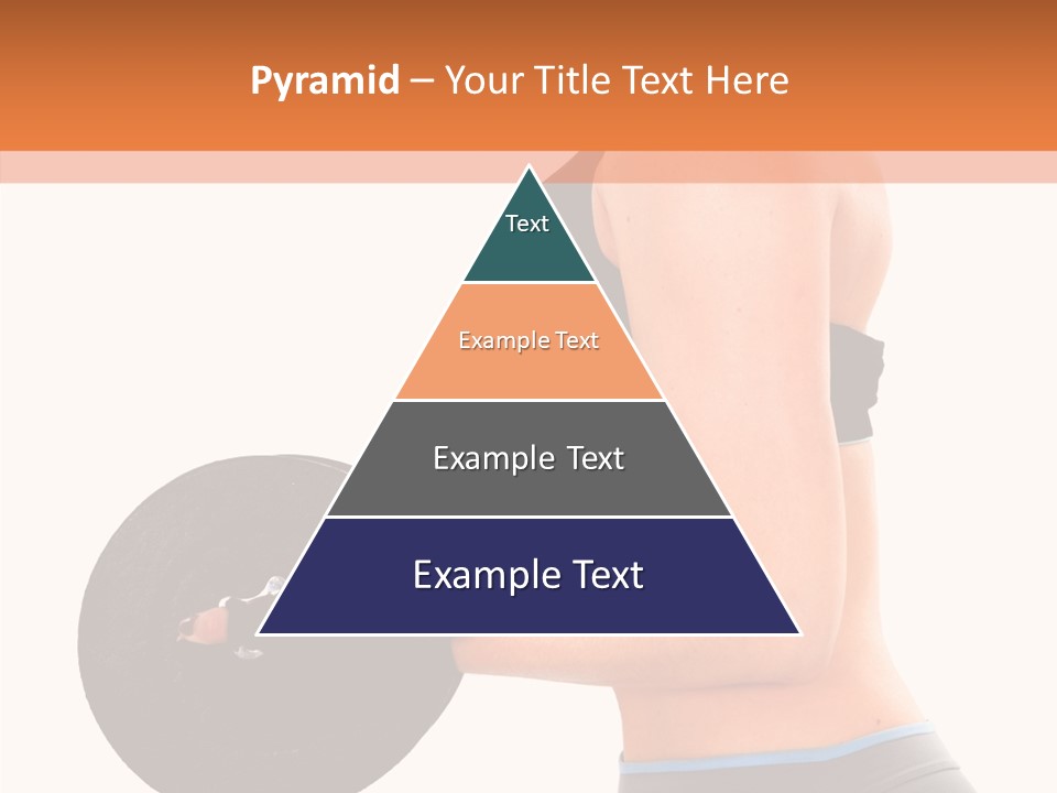 Trainning Biceps Side PowerPoint Template