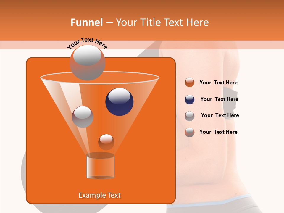 Trainning Biceps Side PowerPoint Template