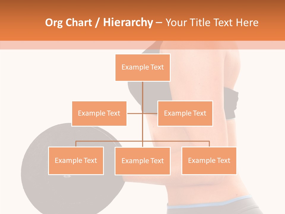 Trainning Biceps Side PowerPoint Template