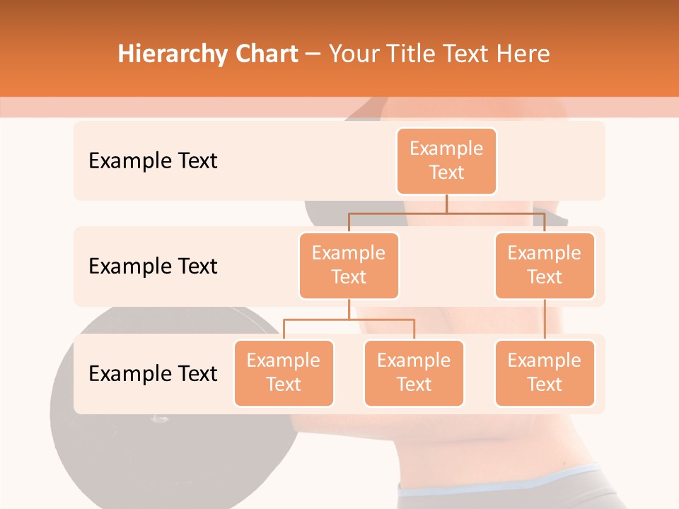 Trainning Biceps Side PowerPoint Template