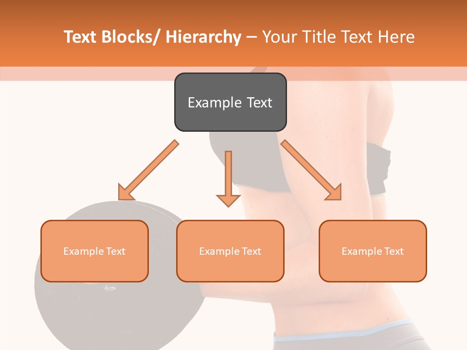 Trainning Biceps Side PowerPoint Template