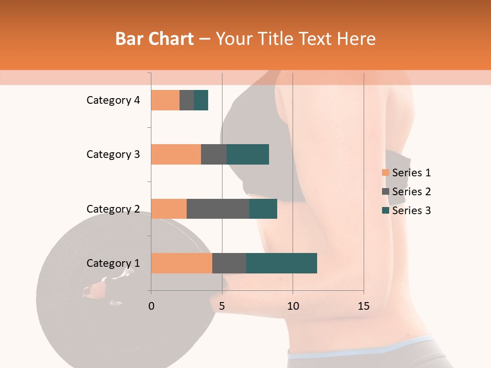 Trainning Biceps Side PowerPoint Template