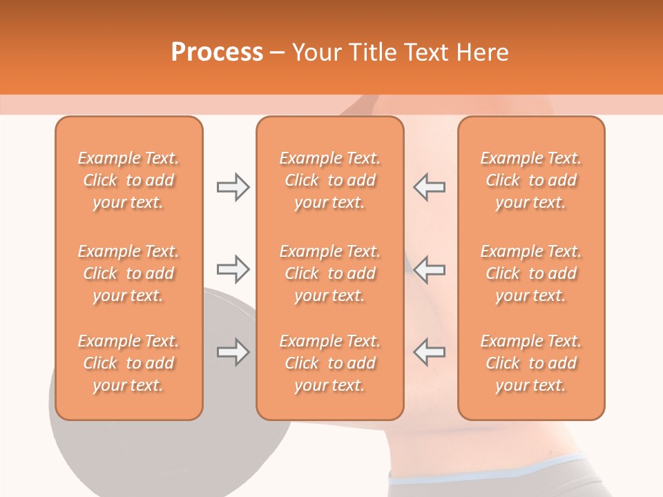 Trainning Biceps Side PowerPoint Template