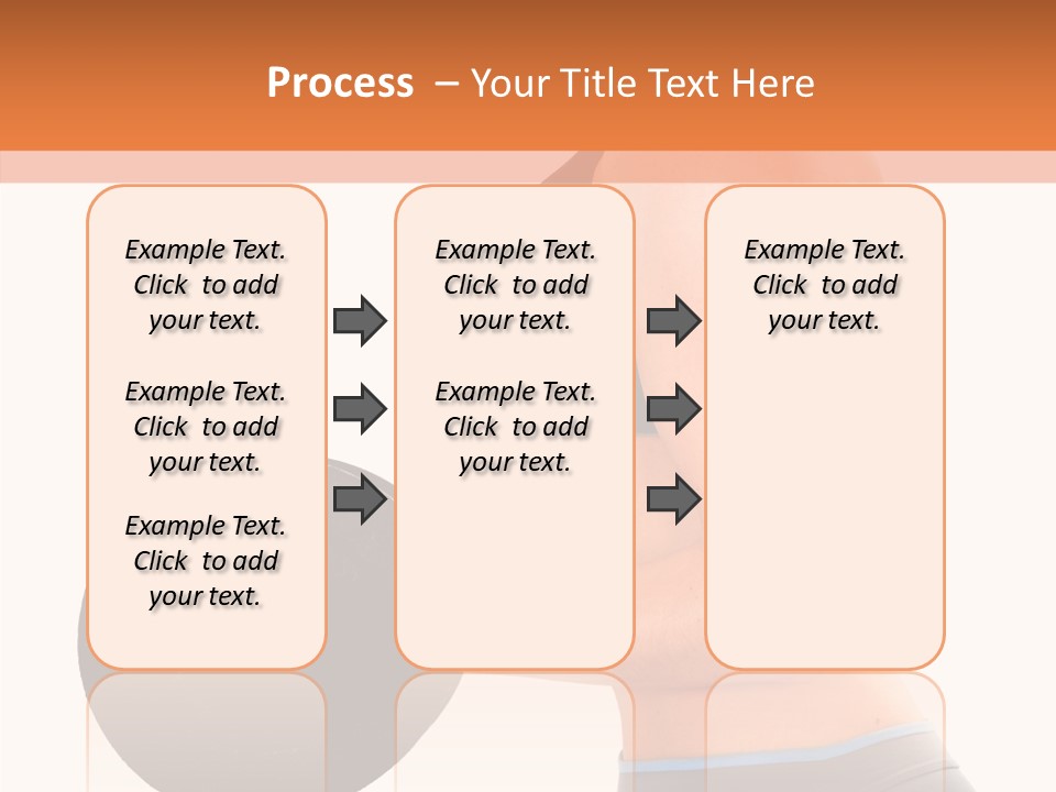 Trainning Biceps Side PowerPoint Template