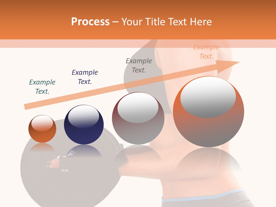 Trainning Biceps Side PowerPoint Template
