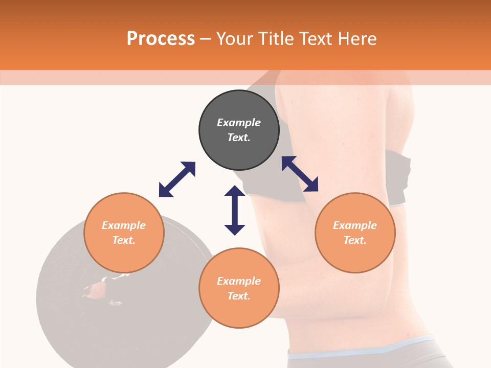 Trainning Biceps Side PowerPoint Template