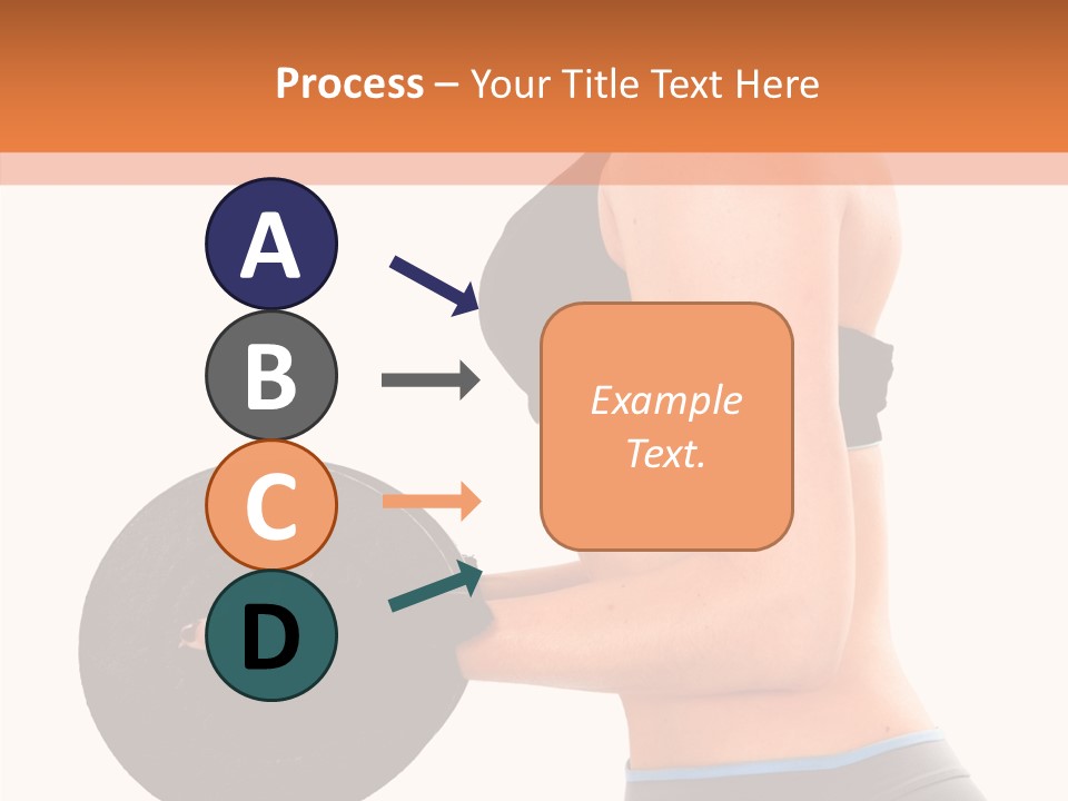 Trainning Biceps Side PowerPoint Template