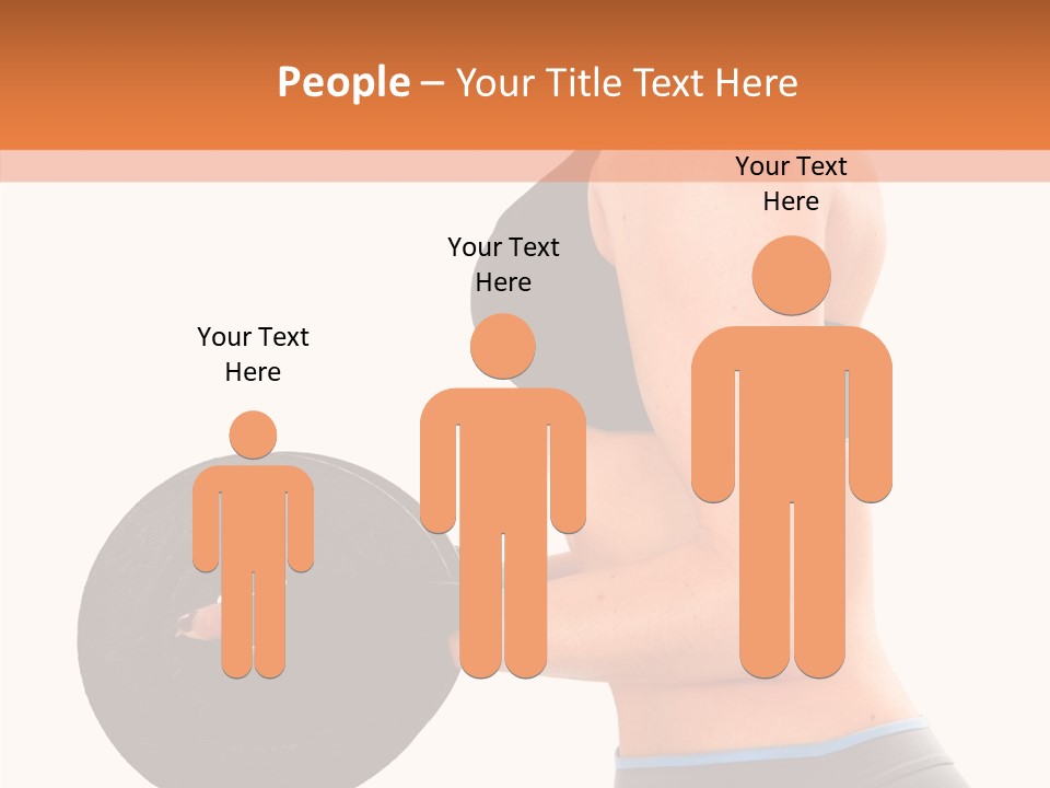 Trainning Biceps Side PowerPoint Template