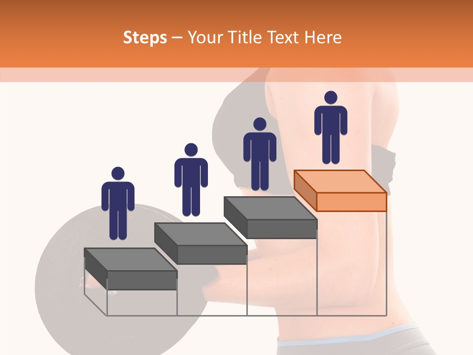 Trainning Biceps Side PowerPoint Template