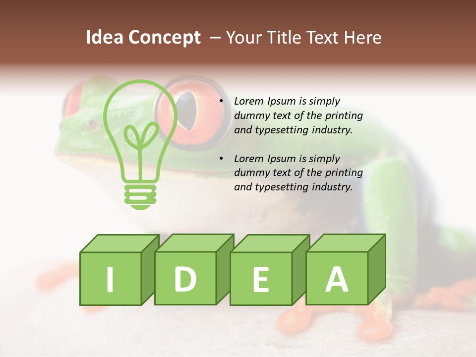 Closeup Close Macro PowerPoint Template