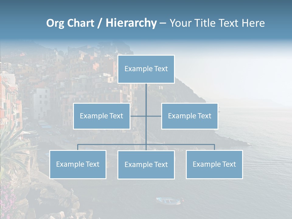 Europe Ship Water PowerPoint Template