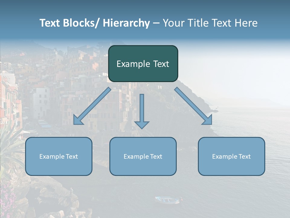 Europe Ship Water PowerPoint Template