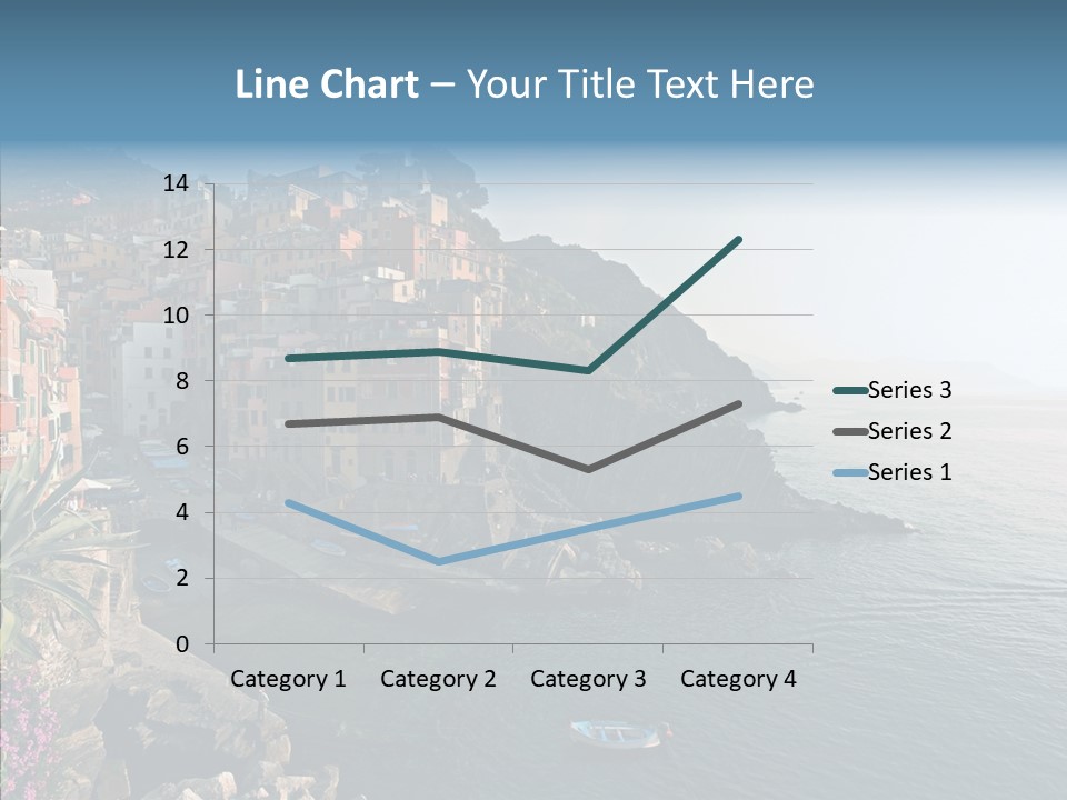 Europe Ship Water PowerPoint Template
