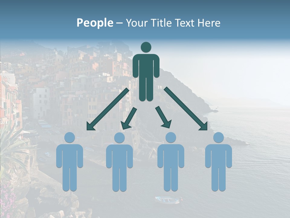 Europe Ship Water PowerPoint Template