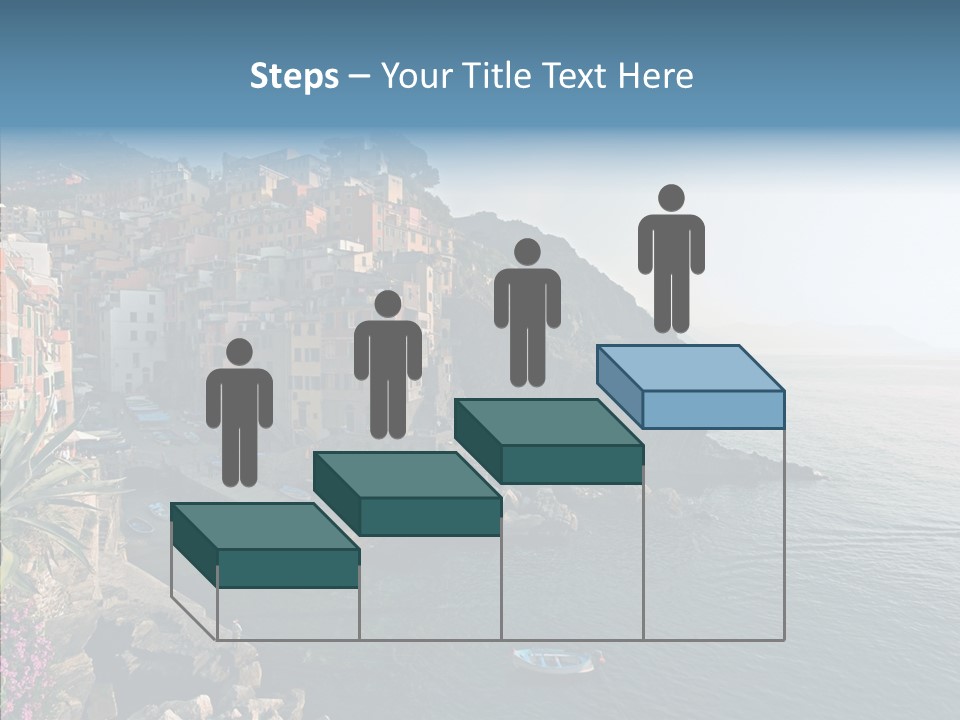 Europe Ship Water PowerPoint Template