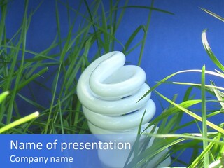 Sky Ecology Bulb PowerPoint Template