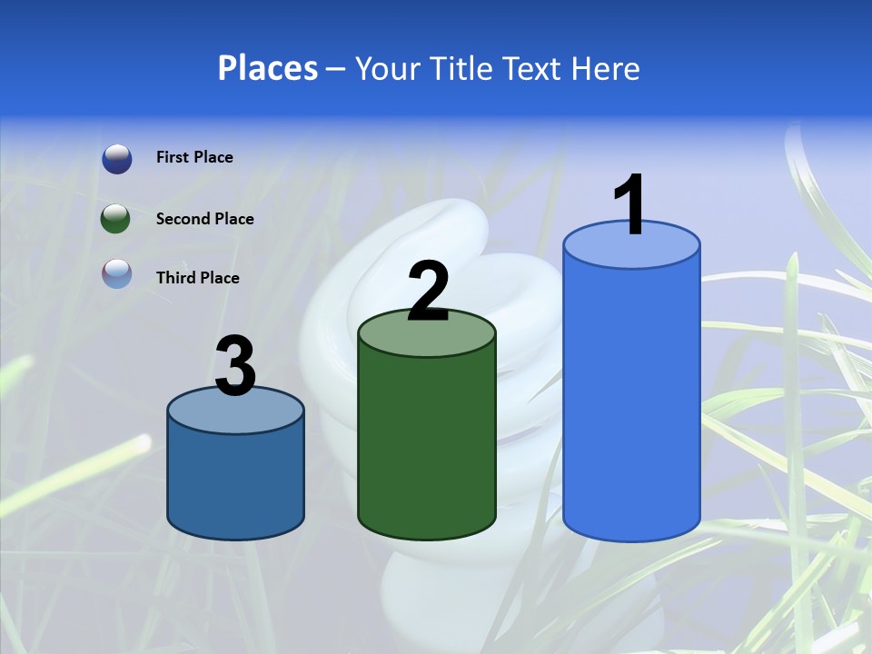 Sky Ecology Bulb PowerPoint Template
