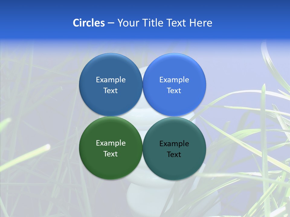 Sky Ecology Bulb PowerPoint Template