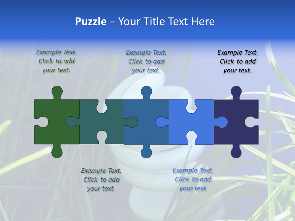 Sky Ecology Bulb PowerPoint Template