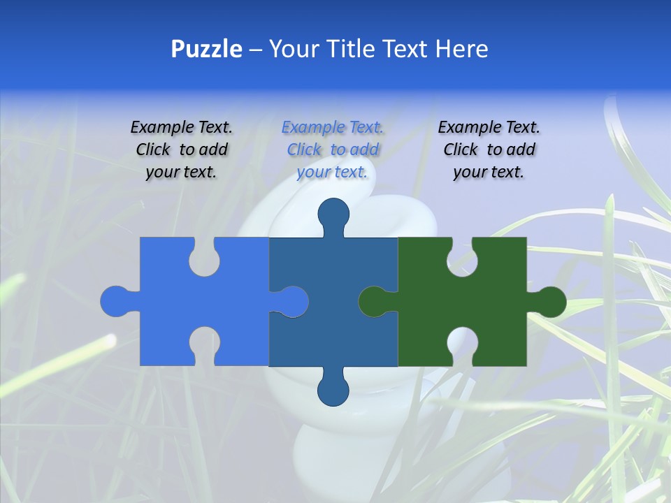 Sky Ecology Bulb PowerPoint Template