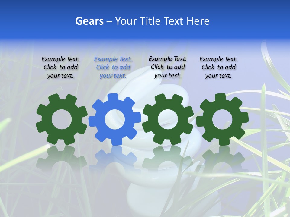 Sky Ecology Bulb PowerPoint Template