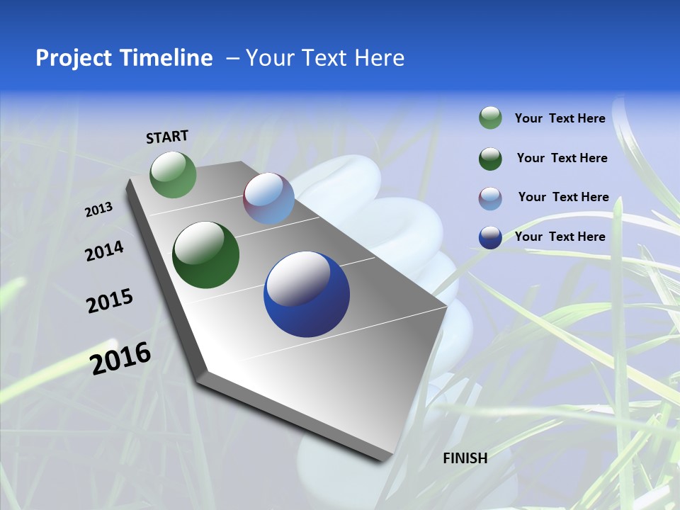 Sky Ecology Bulb PowerPoint Template