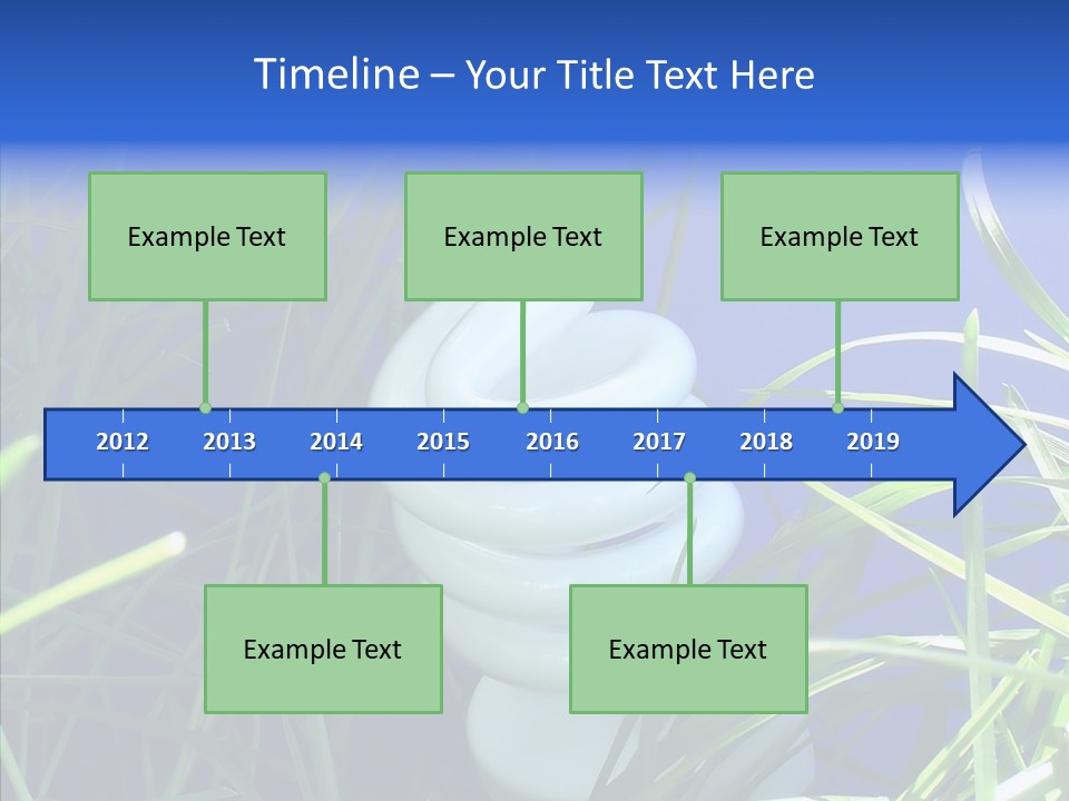 Sky Ecology Bulb PowerPoint Template
