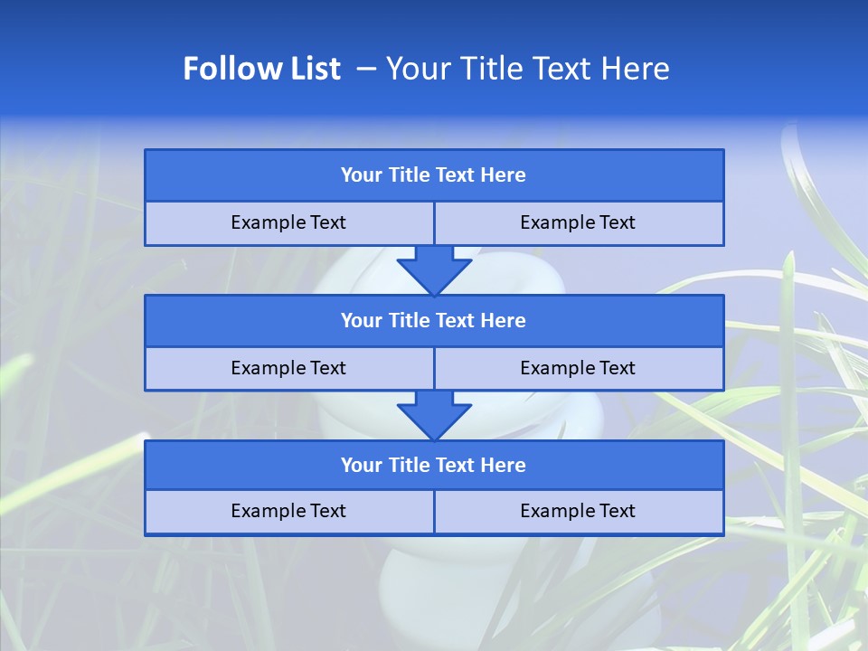 Sky Ecology Bulb PowerPoint Template