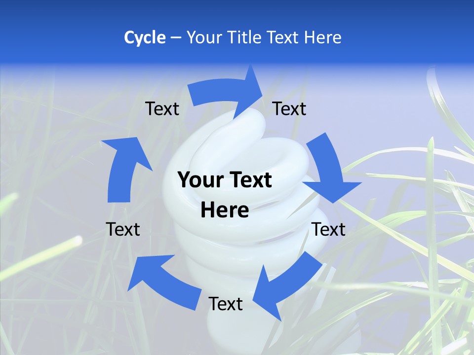 Sky Ecology Bulb PowerPoint Template