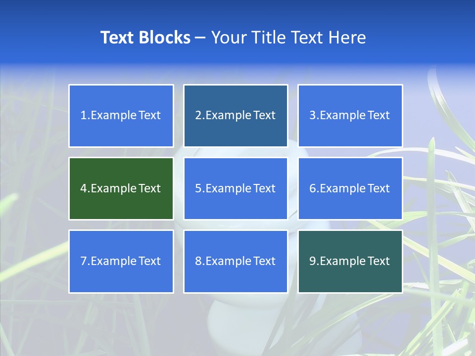 Sky Ecology Bulb PowerPoint Template