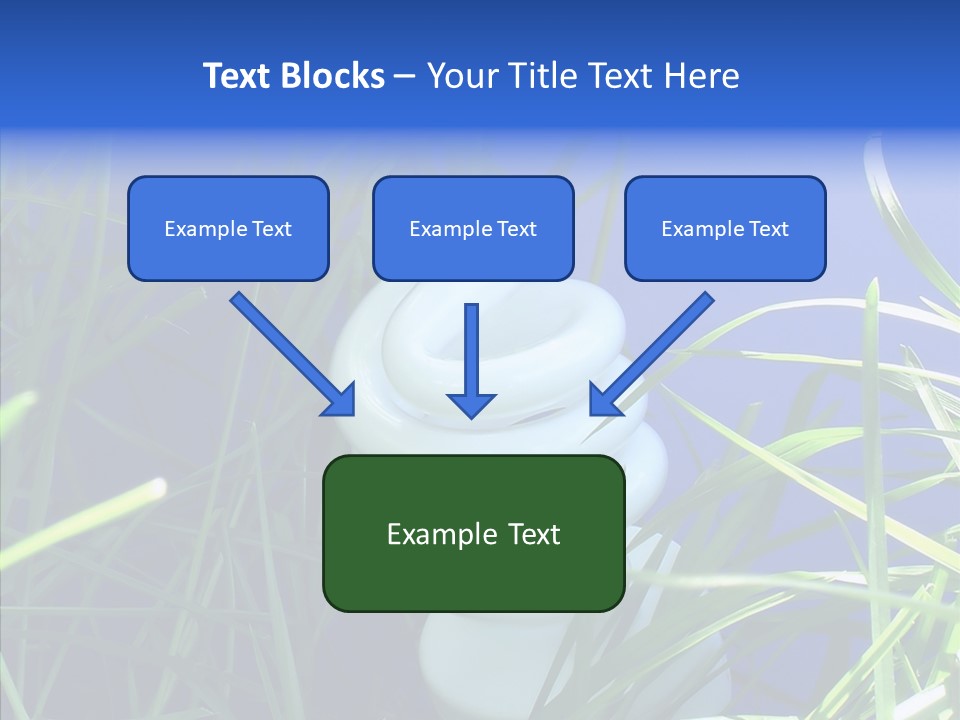 Sky Ecology Bulb PowerPoint Template