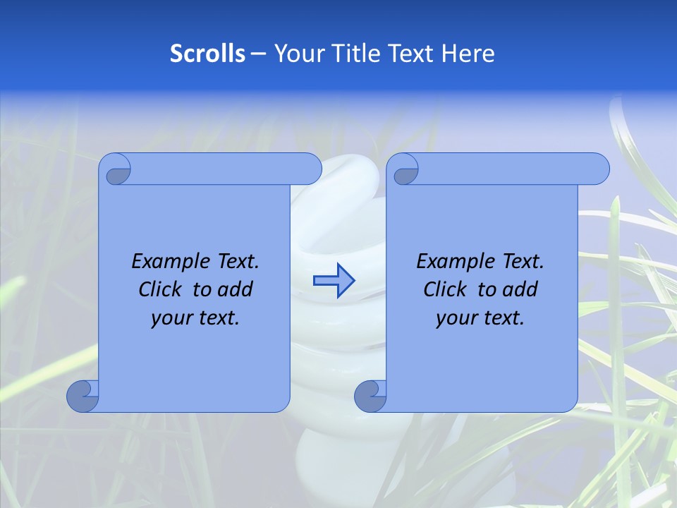 Sky Ecology Bulb PowerPoint Template