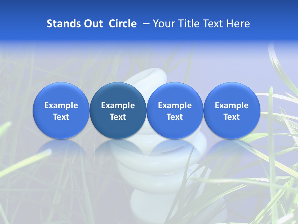 Sky Ecology Bulb PowerPoint Template