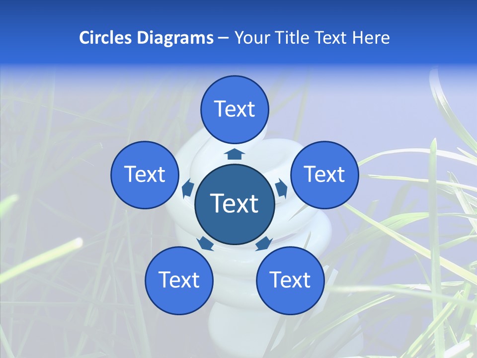 Sky Ecology Bulb PowerPoint Template